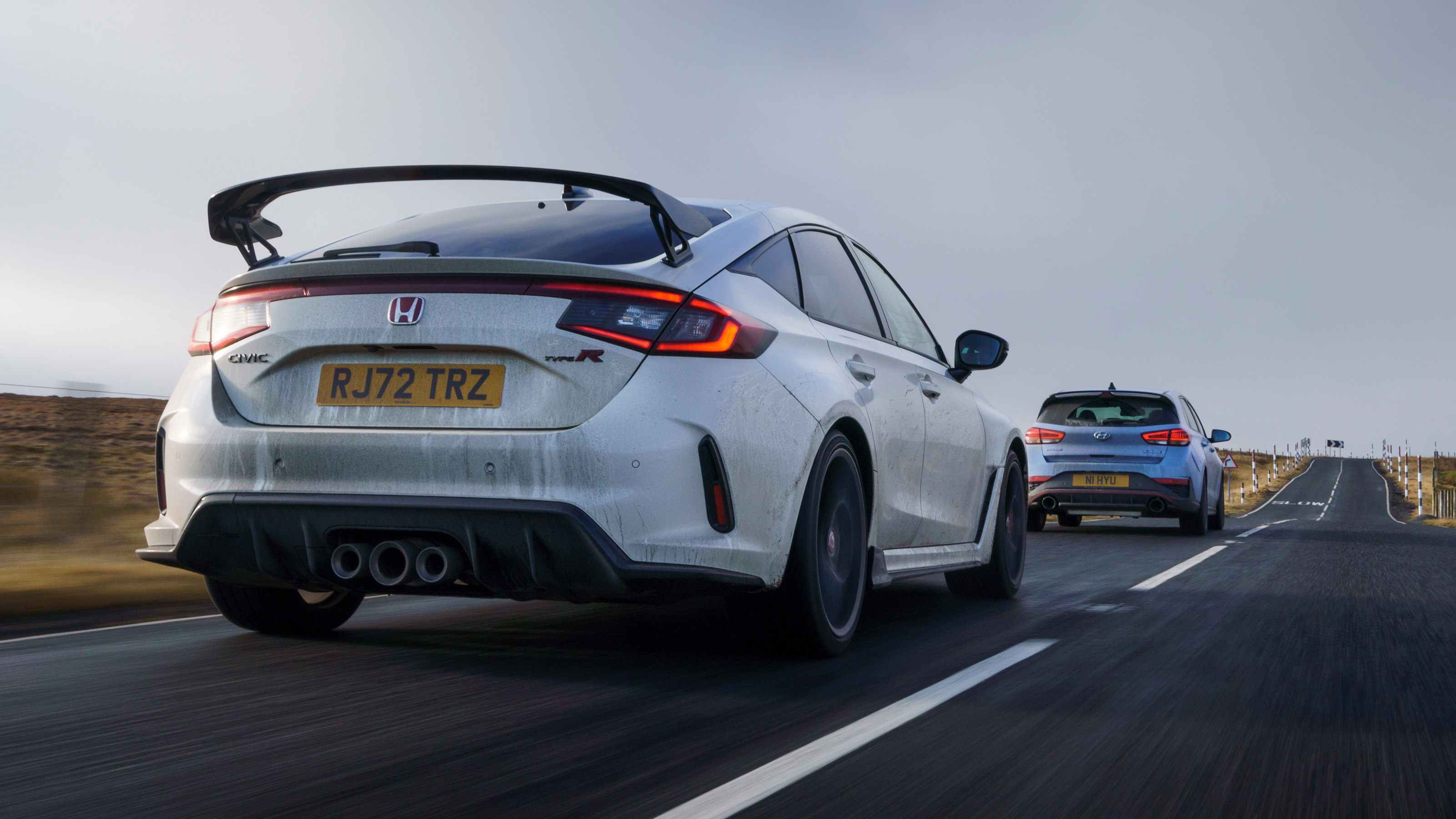 Honda Civic Type R v Volkswagen Golf R v Hyundai i30 N v Audi RS3