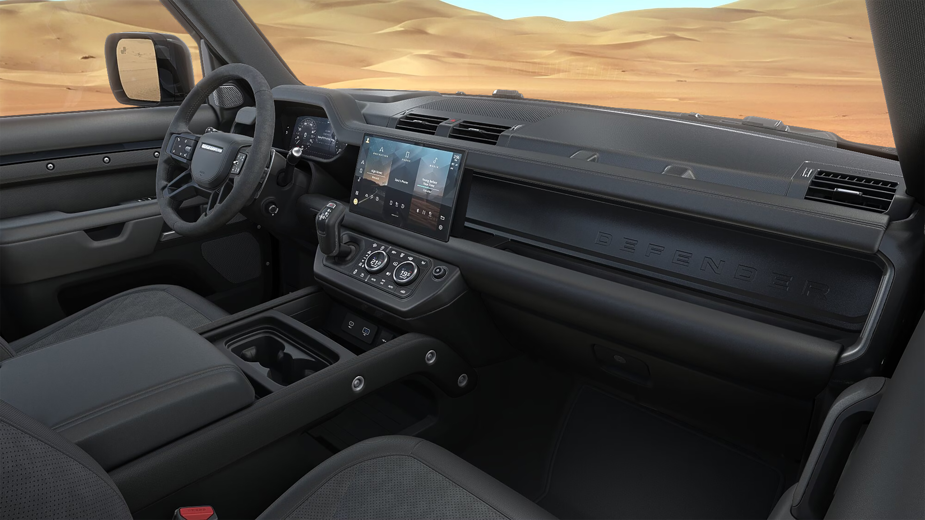 Land Rover Defender 130 V8 - interior