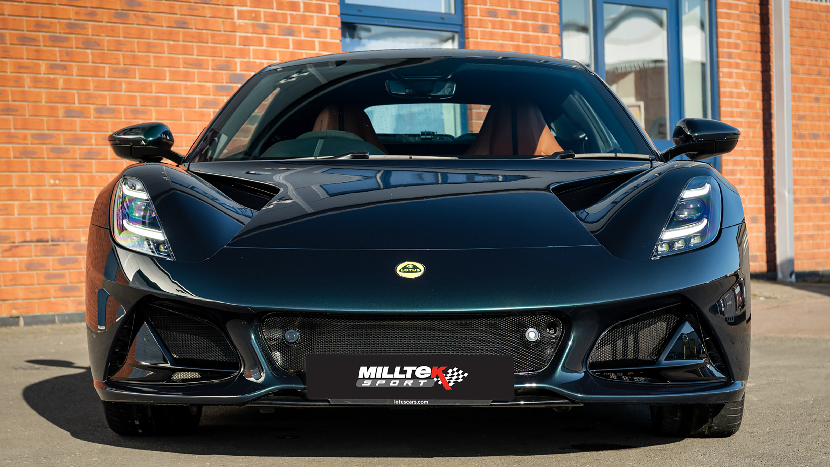 Lotus Emira Milltek exhaust - front