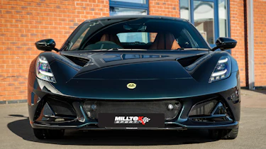 Lotus Emira Milltek exhaust - front