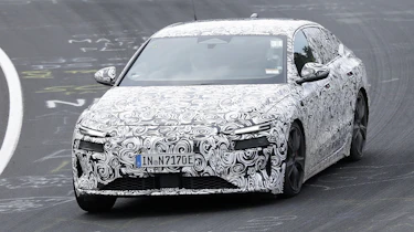 Audi S6 e-tron spy shot – front end