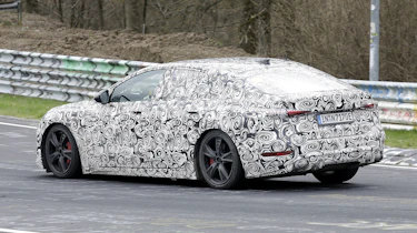 Audi S6 e-tron spy shot – rear quarter