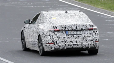 Audi S6 e-tron spy shot – rear