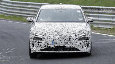 Audi S6 e-tron spy shot – nose