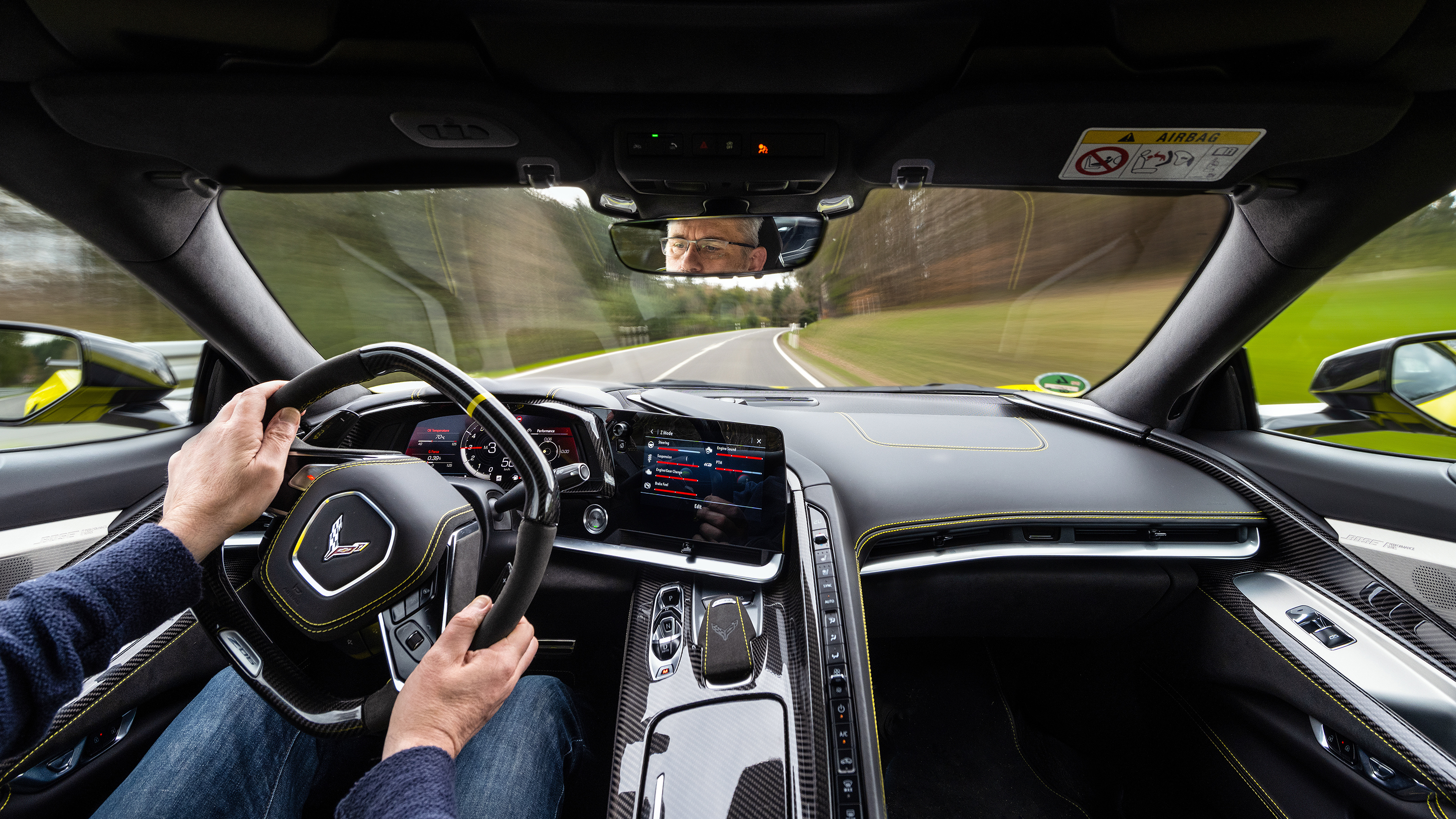 Chevrolet Corvette C8 Z06 – in car