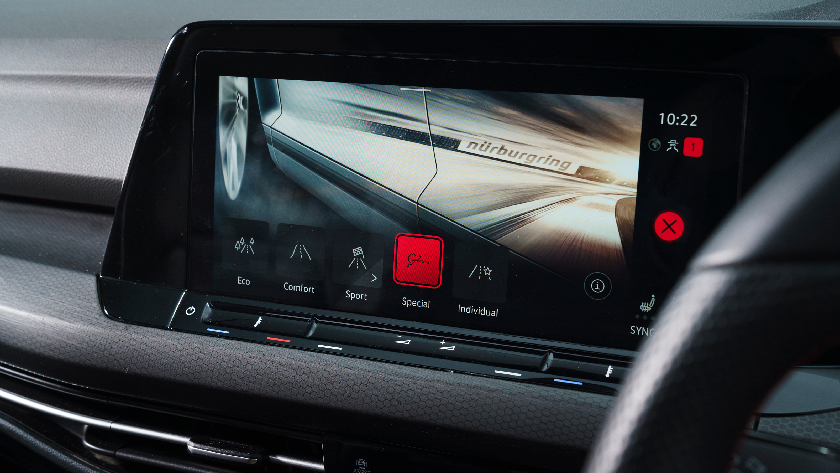 Volkswagen Golf GTI Clubsport – display