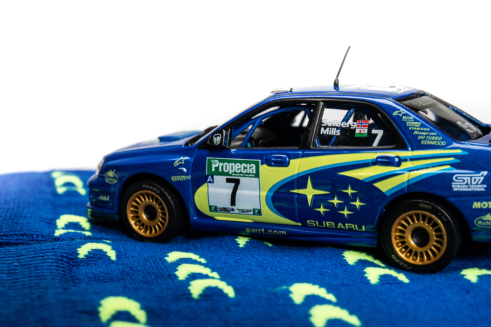 Heel Tread Subaru WRC socks