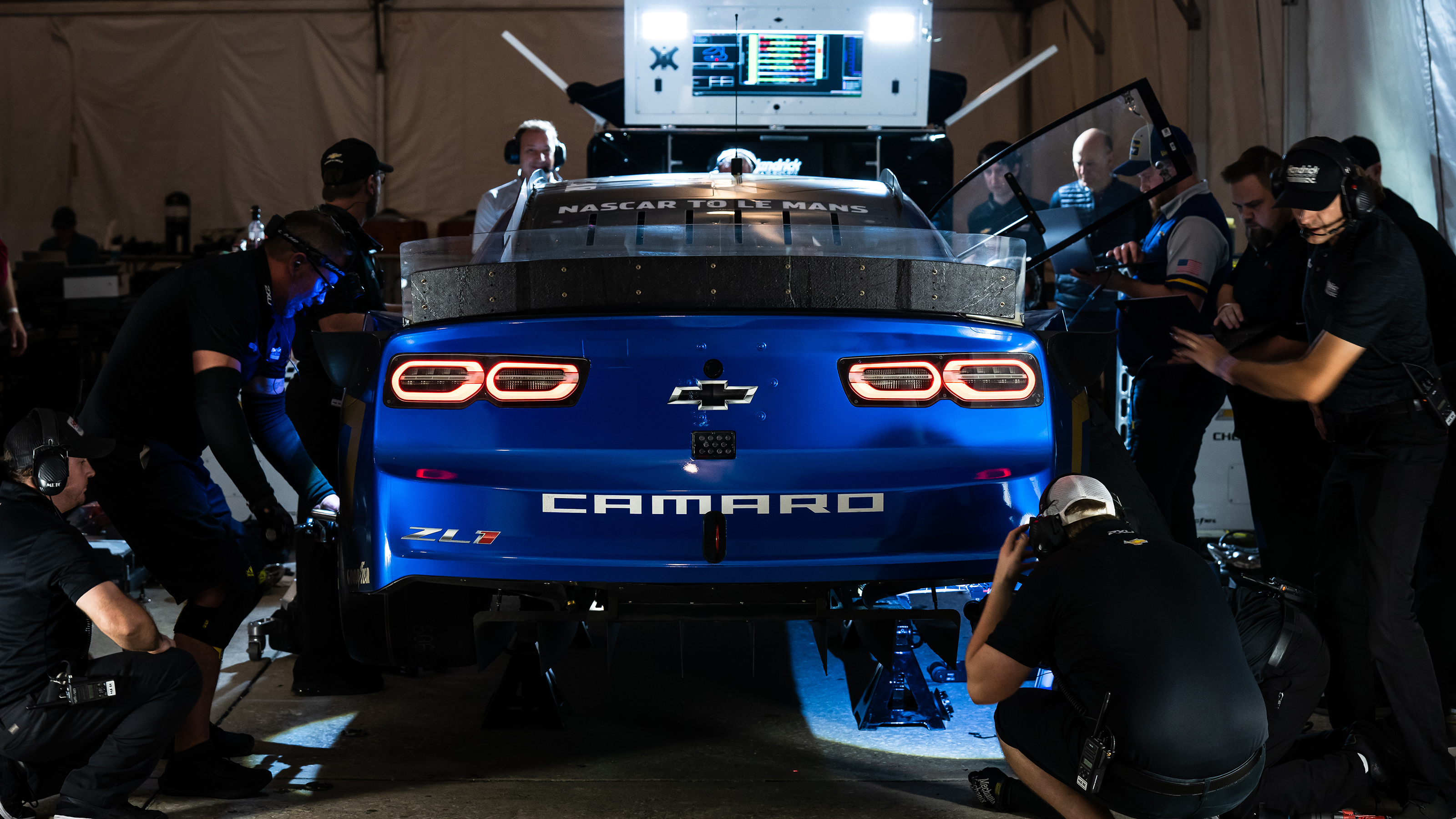 NASCAR to Le Mans – rear 