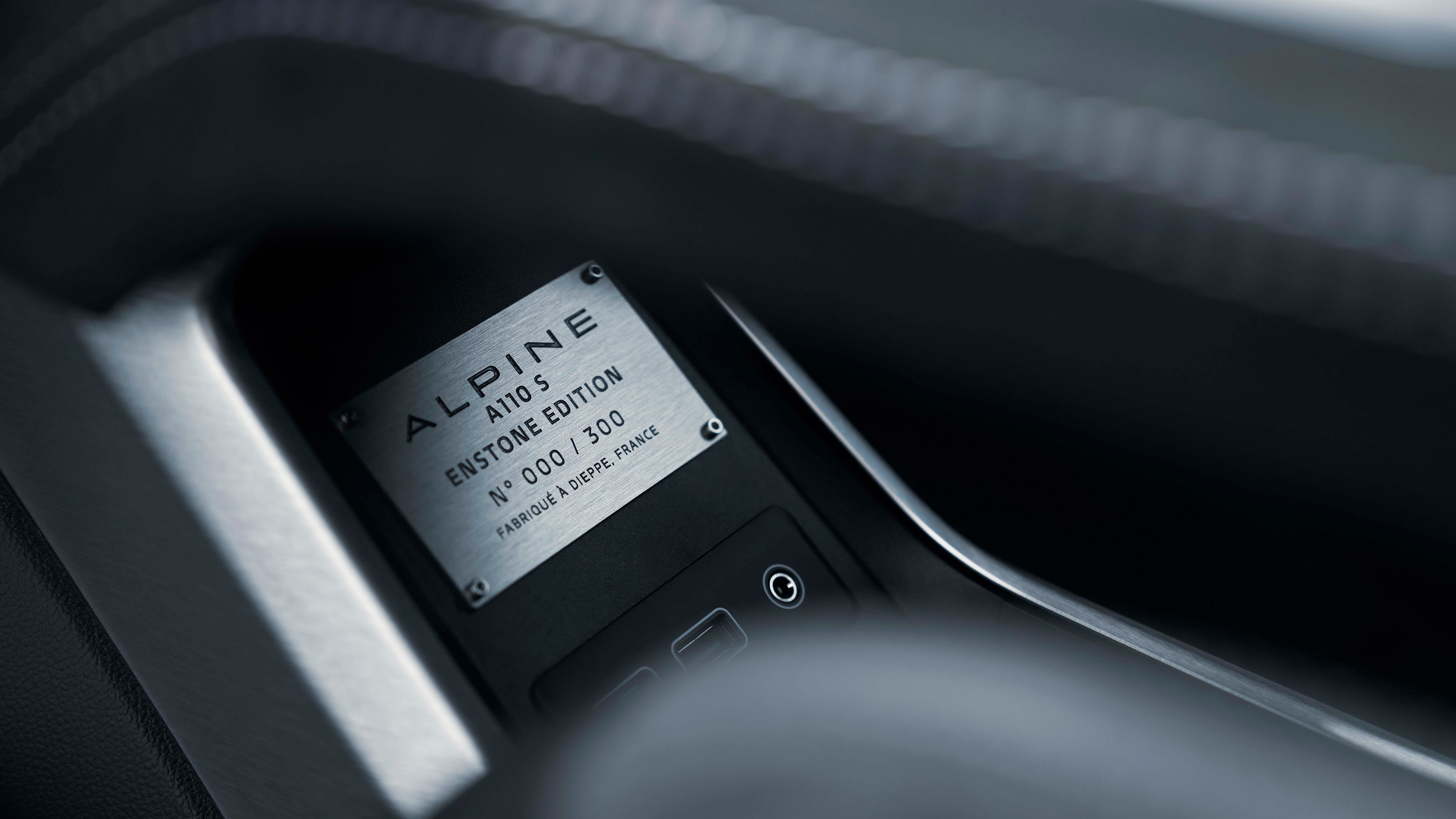 Alpine A110 S Enstone Edition – plaque