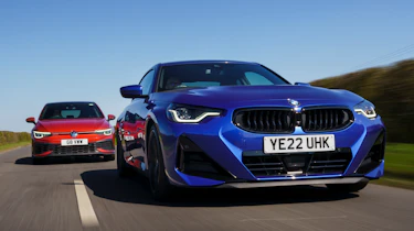 BMW 230i v Volkswagen Golf GTI Clubsport – twin tracking