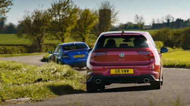 BMW 230i v Volkswagen Golf GTI Clubsport – rear cornering