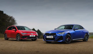 BMW 230i v Volkswagen Golf GTI Clubsport – twin static