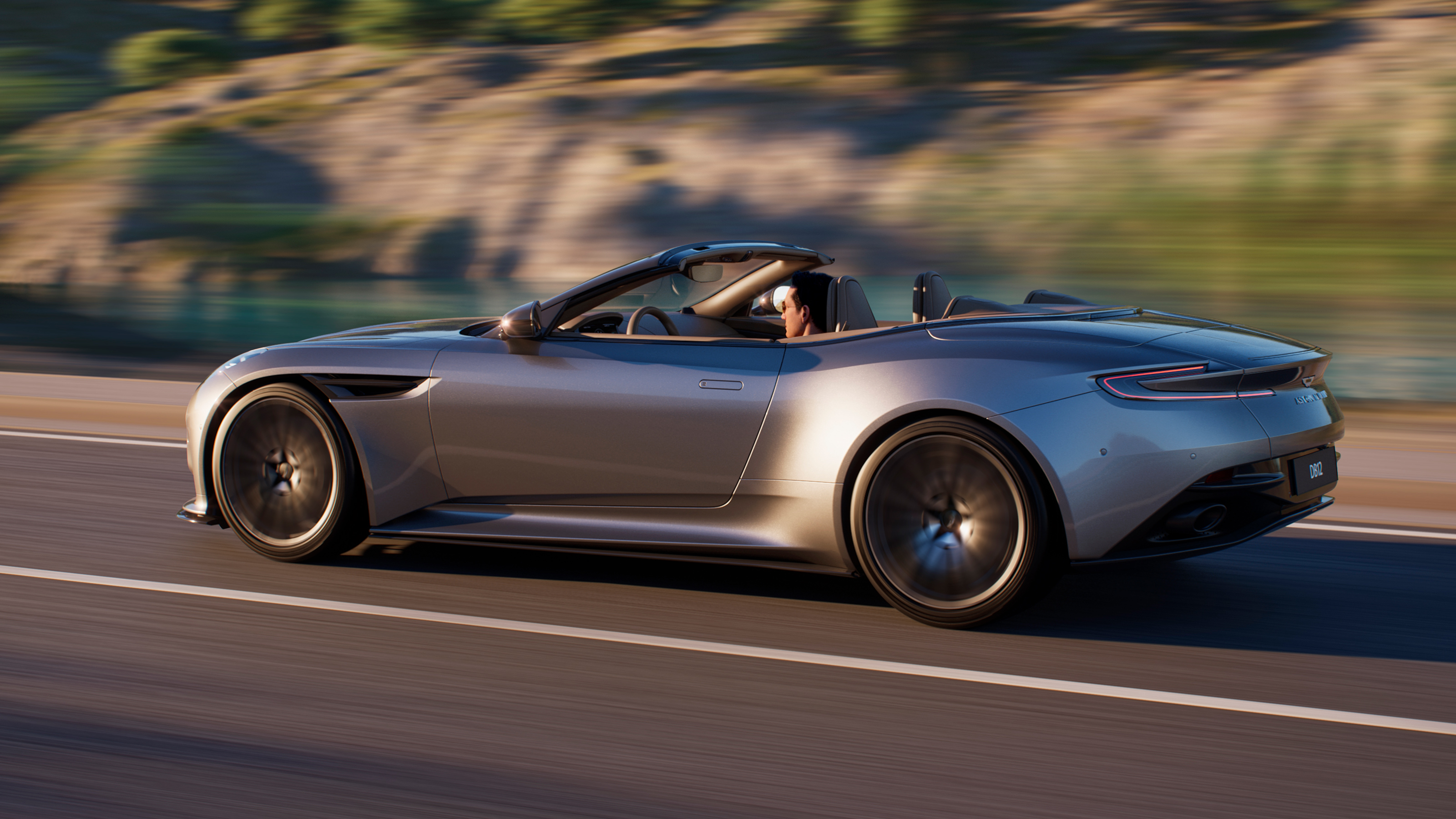 Aston Martin DB12 Volante – side
