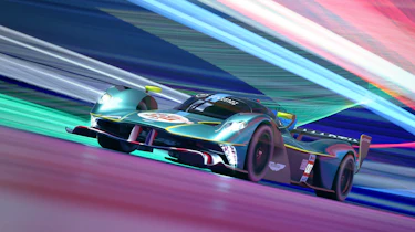 Aston Martin Valkyrie Le Mans car – front
