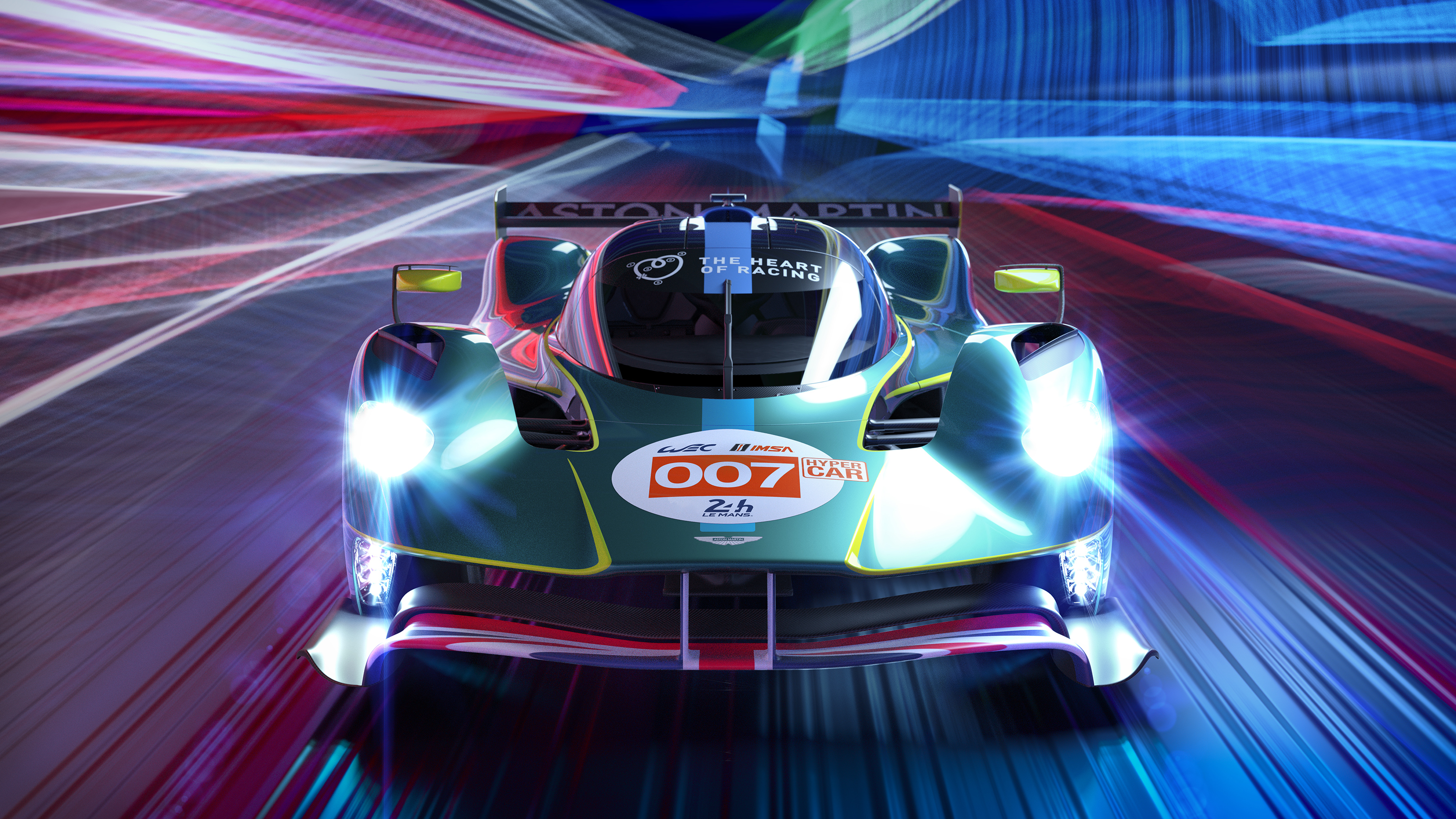 Aston Martin Valkyrie Le Mans car – front
