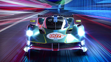 Aston Martin Valkyrie Le Mans car – front