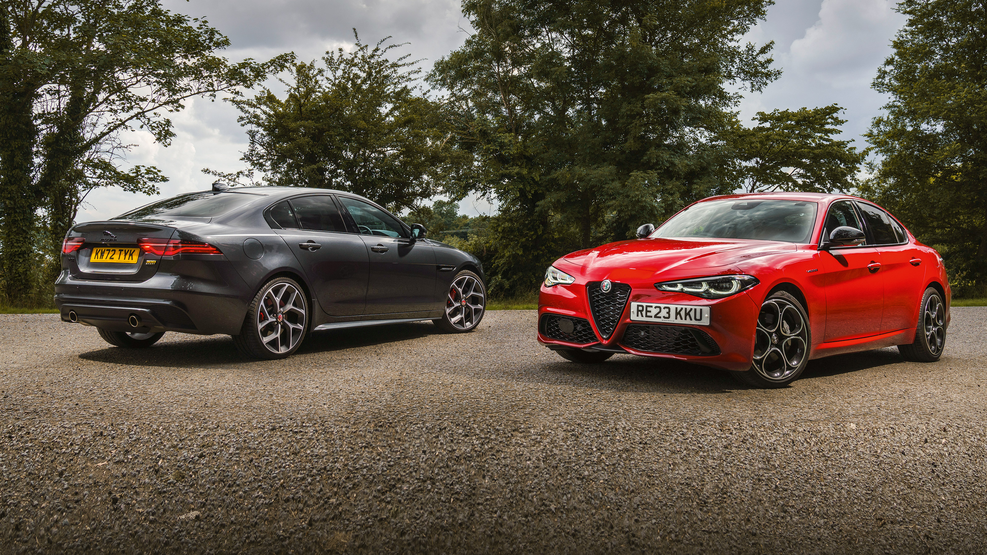 Jaguar XE v Alfa Romeo Giulia