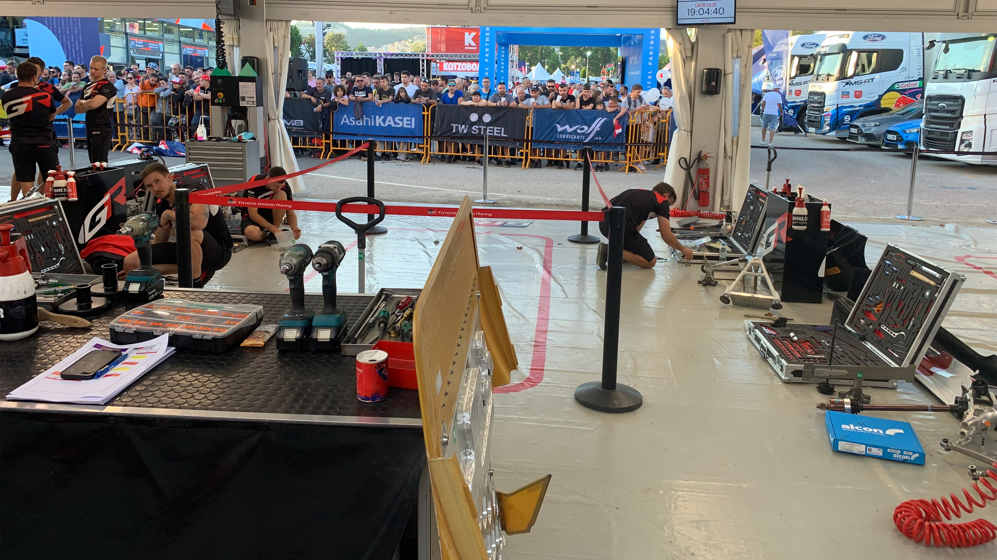 WRC service area