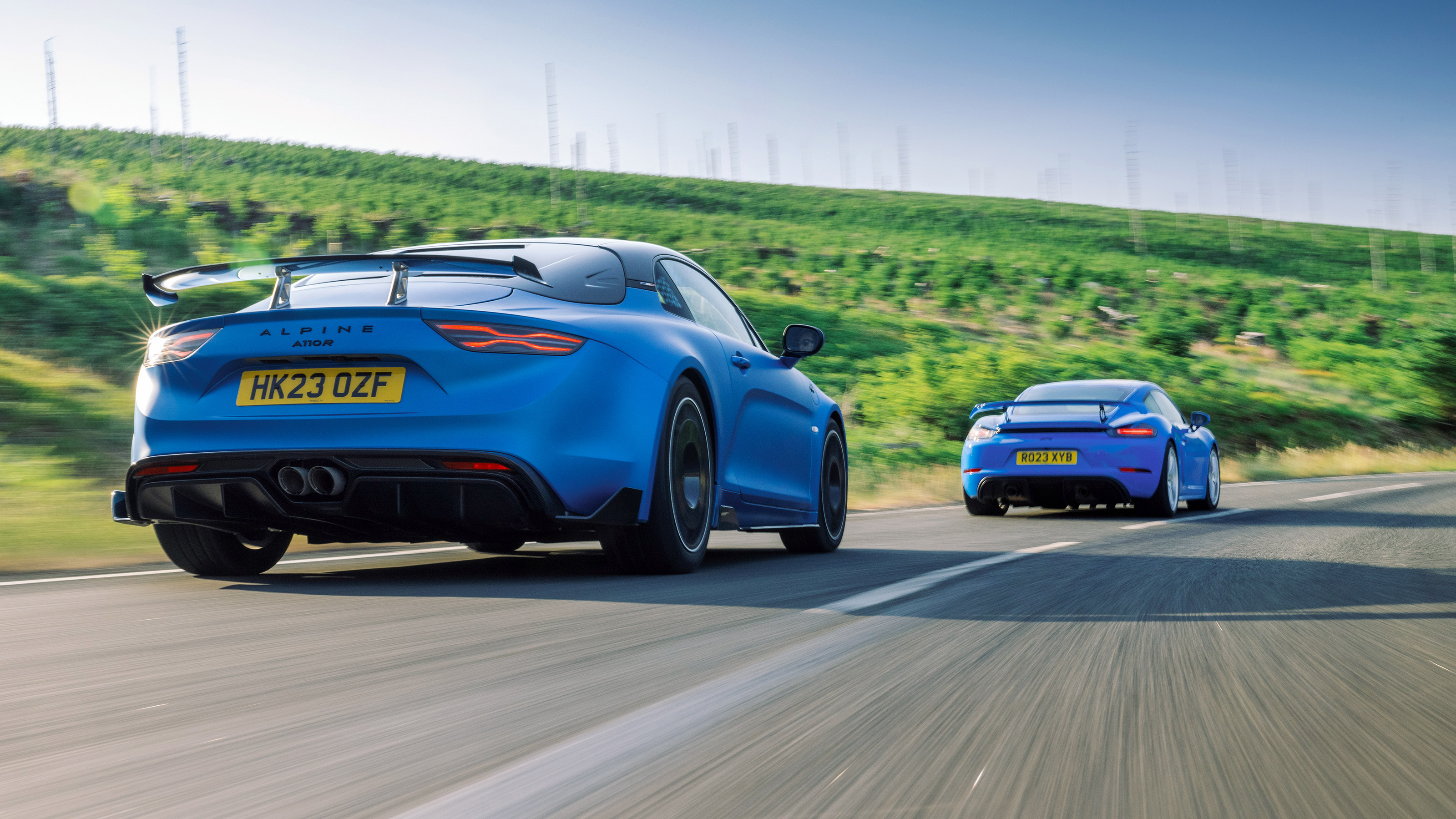BMW M2 v Porsche Cayman GT4 v Alpine A110 R road