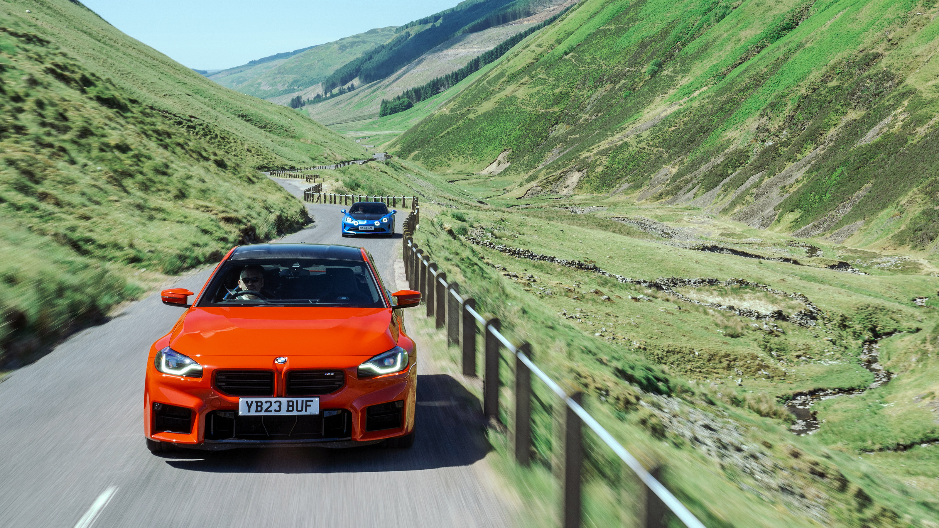 BMW M2 v Porsche Cayman GT4 v Alpine A110 R road