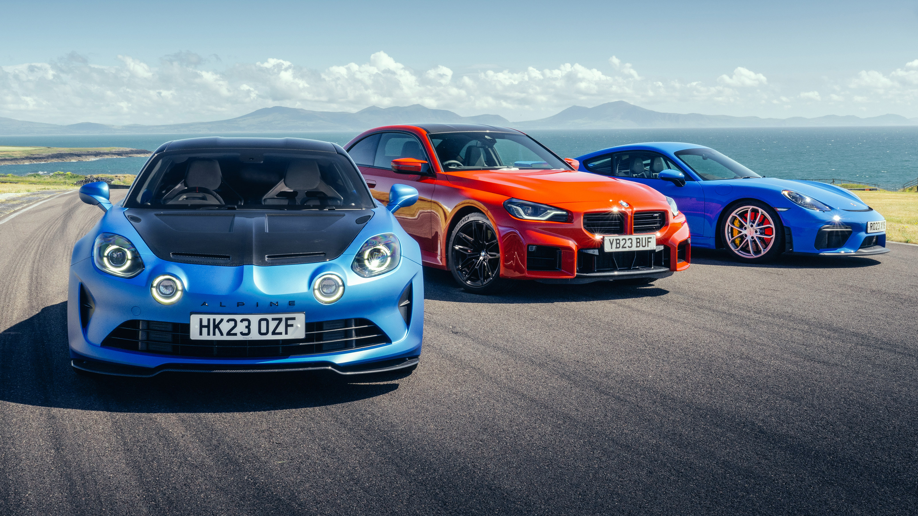 BMW M2 v Porsche Cayman GT4 v Alpine A110 R track
