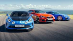 BMW M2 v Porsche Cayman GT4 v Alpine A110 R track