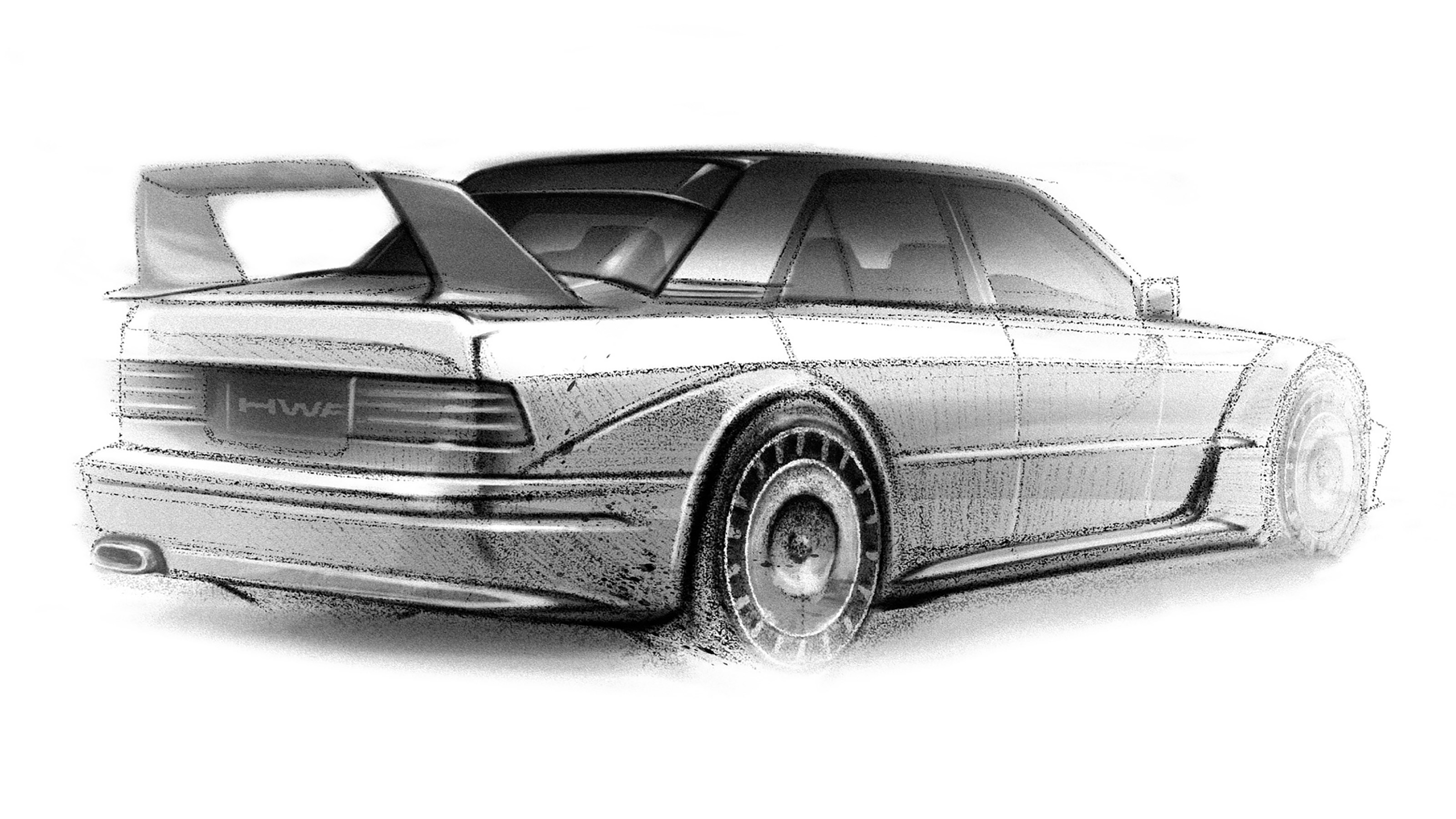 HWA EVO Mercedes-Benz 190E 2.5-16 Evo II restomod