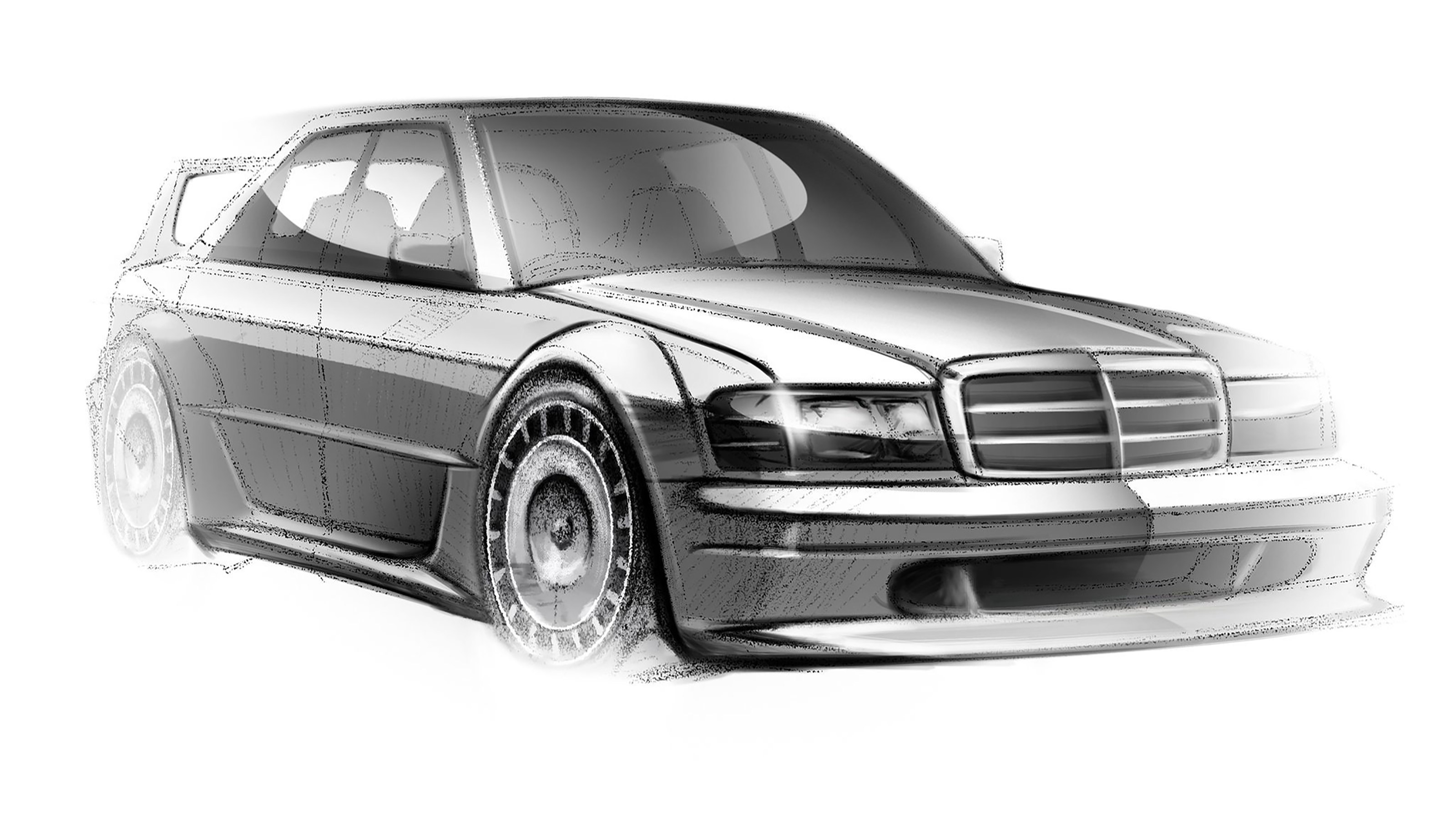 HWA EVO Mercedes-Benz 190E 2.5-16 Evo II restomod