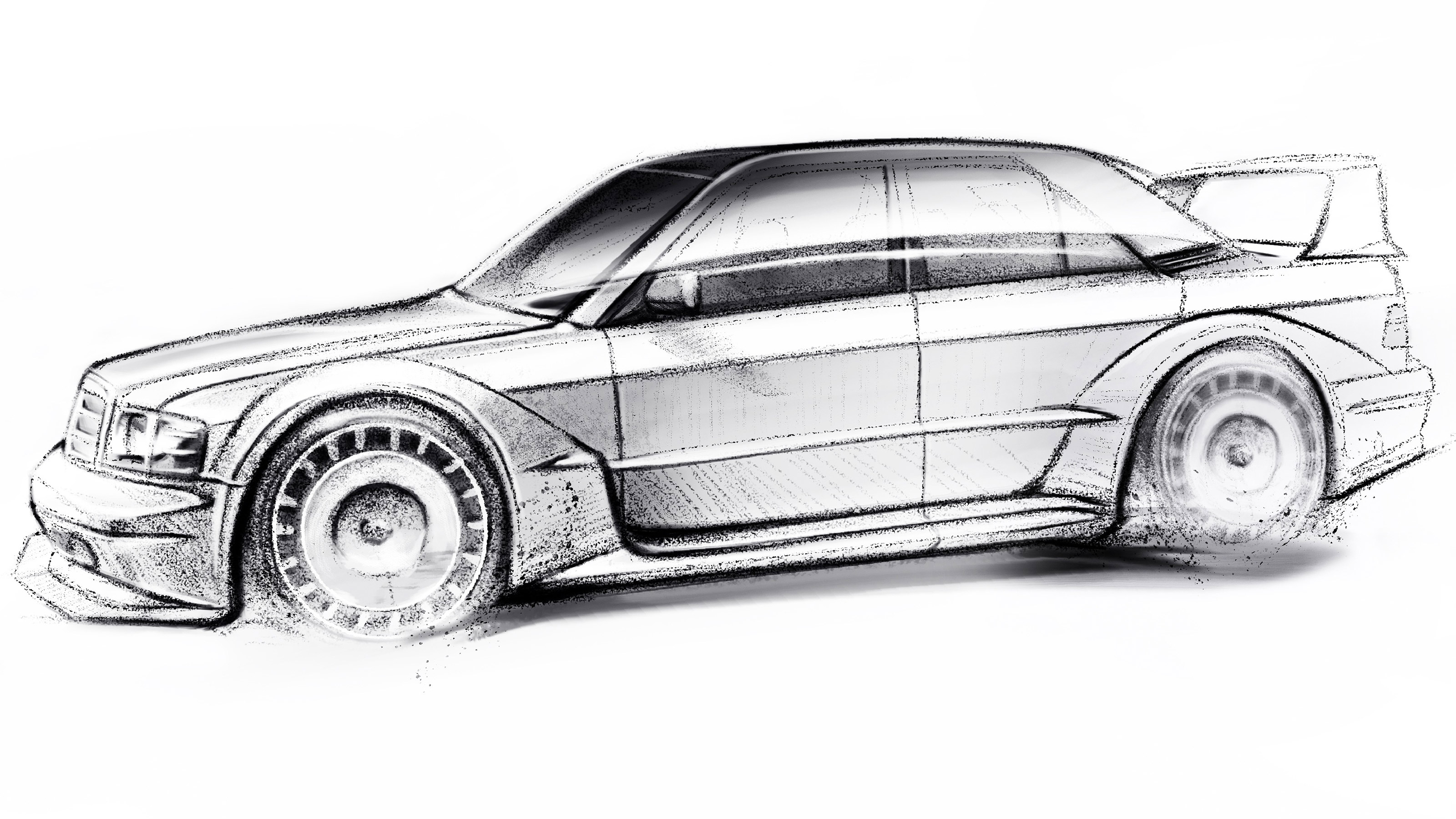 HWA EVO Mercedes-Benz 190E 2.5-16 Evo II restomod