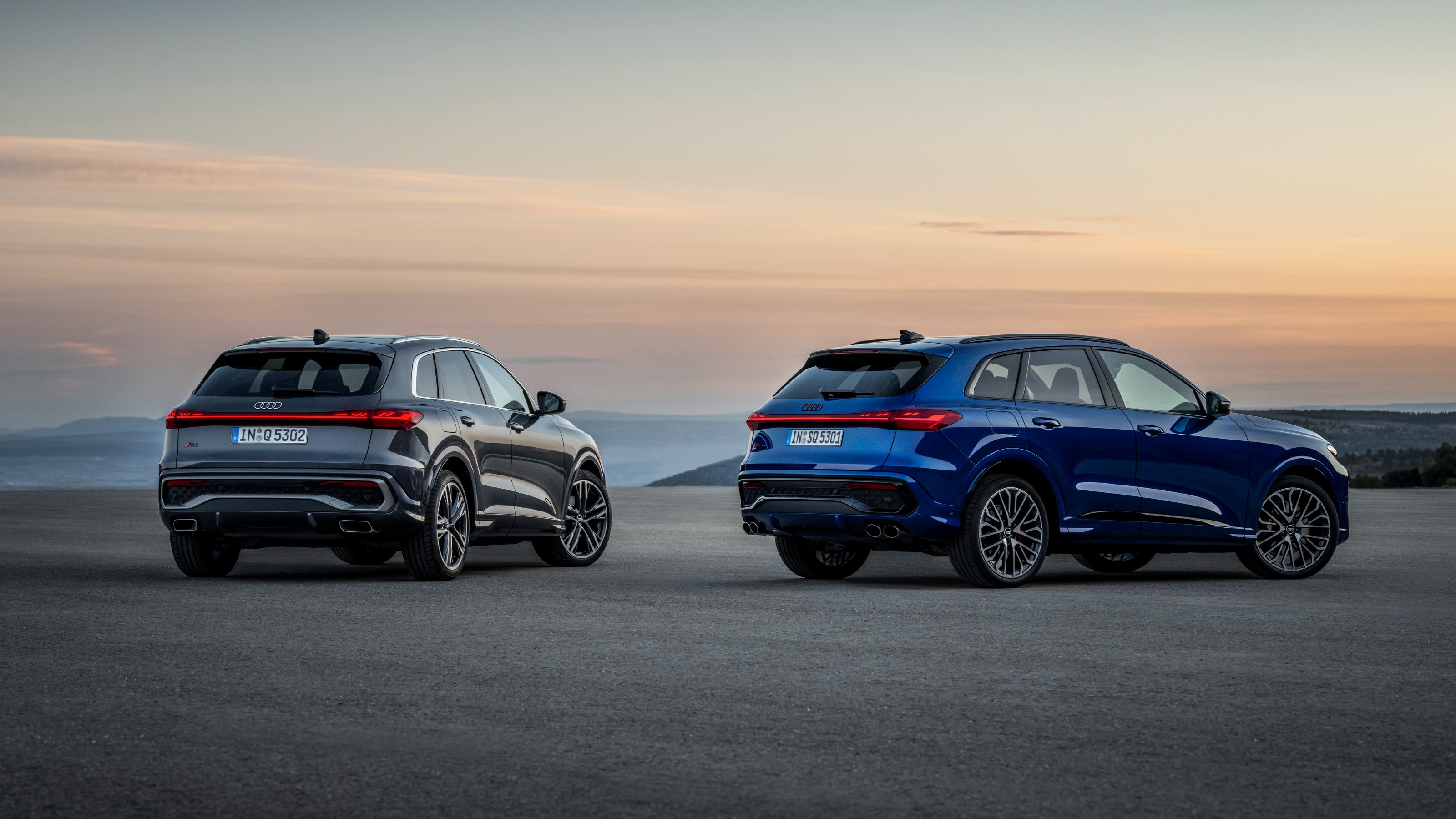 Audi SQ5 and Q5 rear