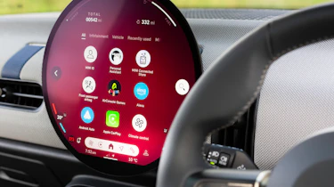 Mini Cooper S – infotainment screen