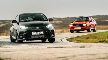 Audi Sport Quattro v Subaru Impreza 22B v Toyota GR Yaris