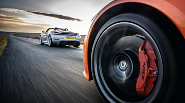 Honda NSX v Porsche 718 Spyder