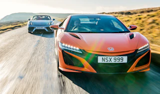 Honda NSX v Porsche 718 Spyder