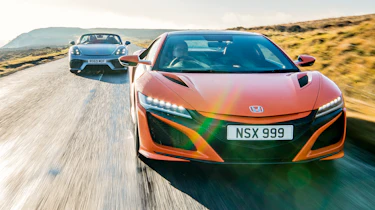 Honda NSX v Porsche 718 Spyder