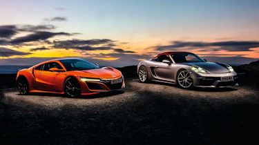 Honda NSX v Porsche 718 Spyder