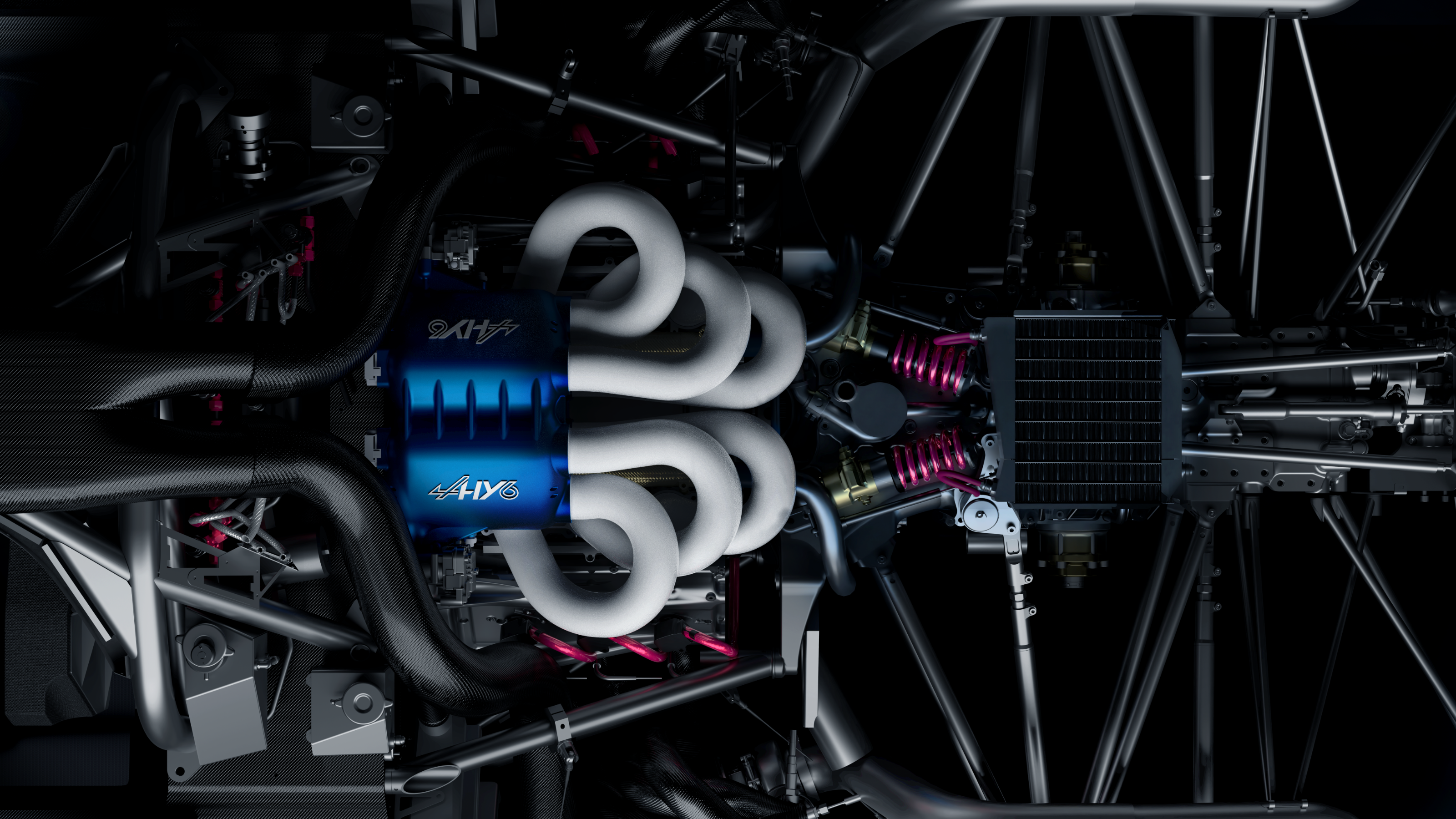 Alpine Alpenglow Hy6 engine