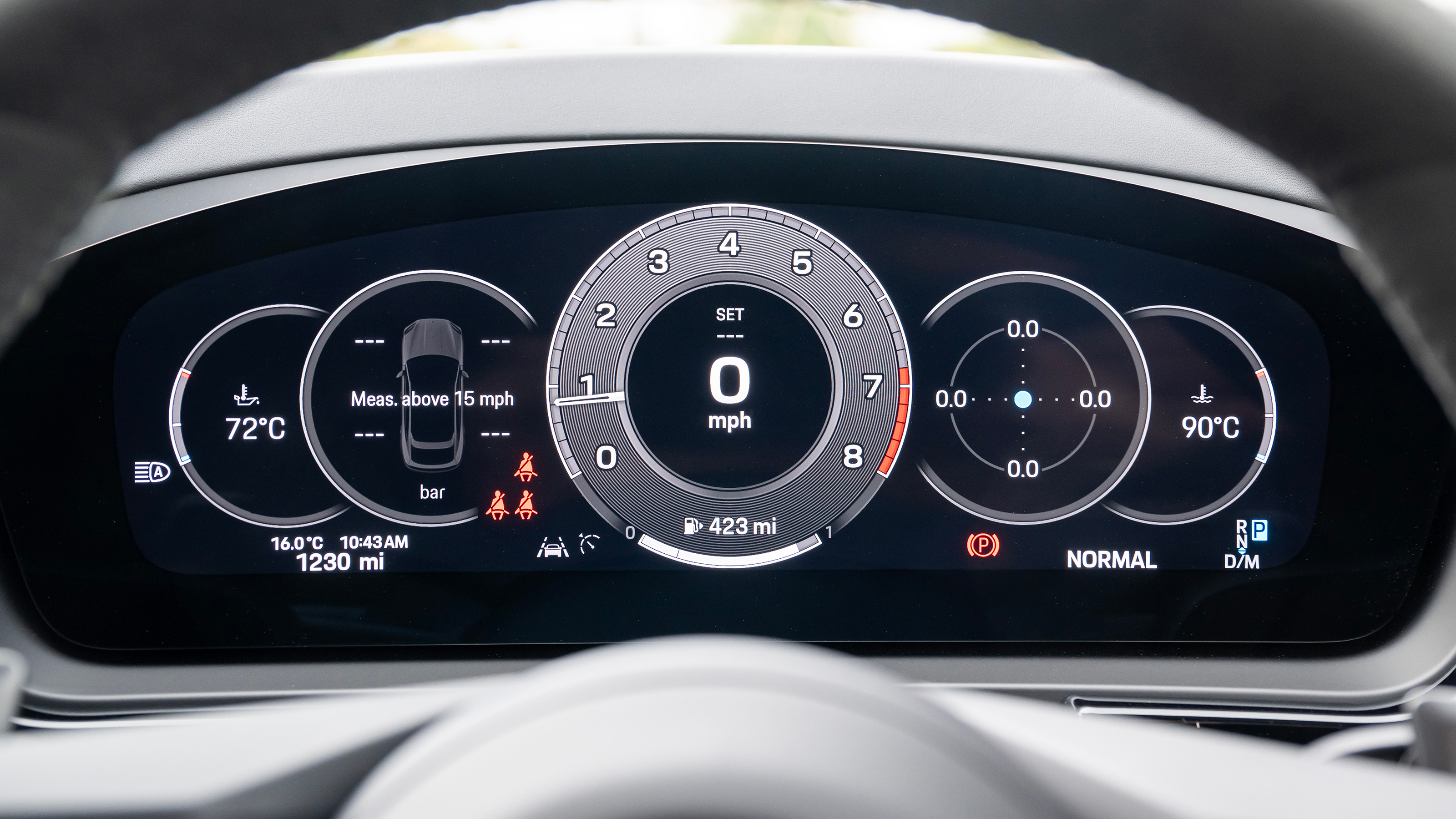Porsche Cayenne GTS – dials