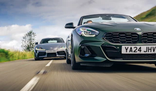 BMW Z4 M40i Handschalter and Toyota Supra