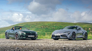 BMW Z4 M40i Handschalter and Toyota Supra