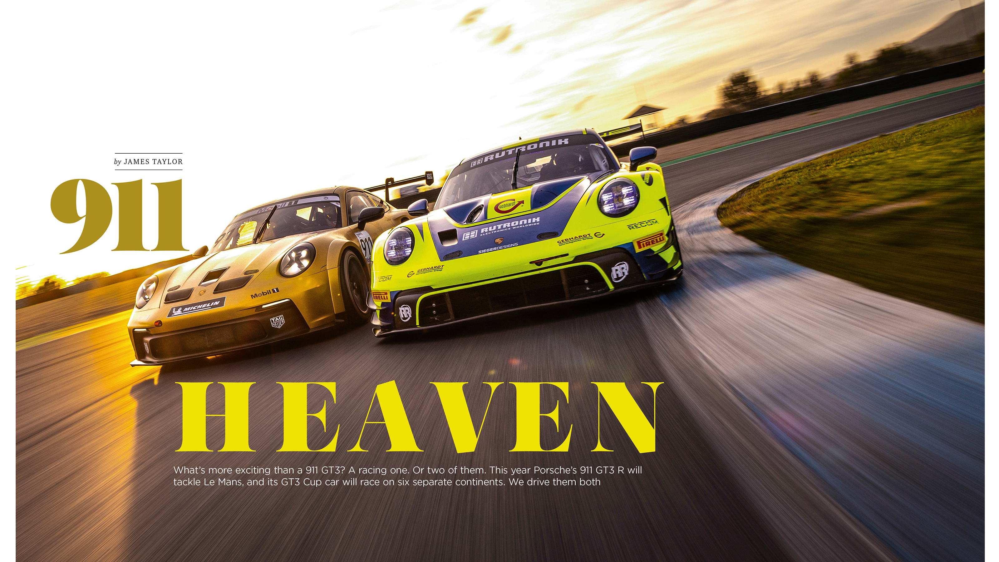 evo 319 – Porsche 911 race cars