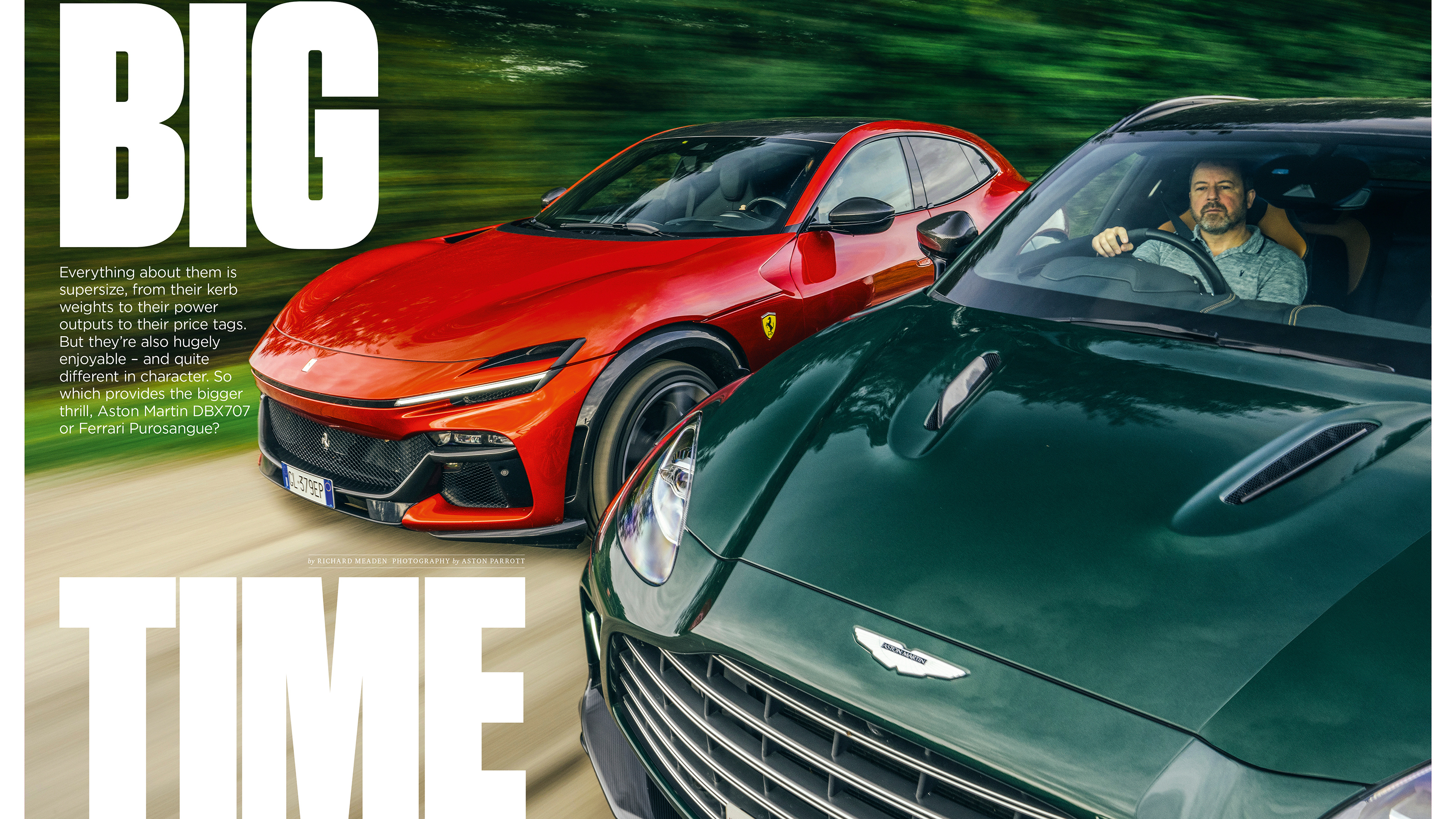 evo 319 – Ferrari Purosangue v Aston Martin DBX 707