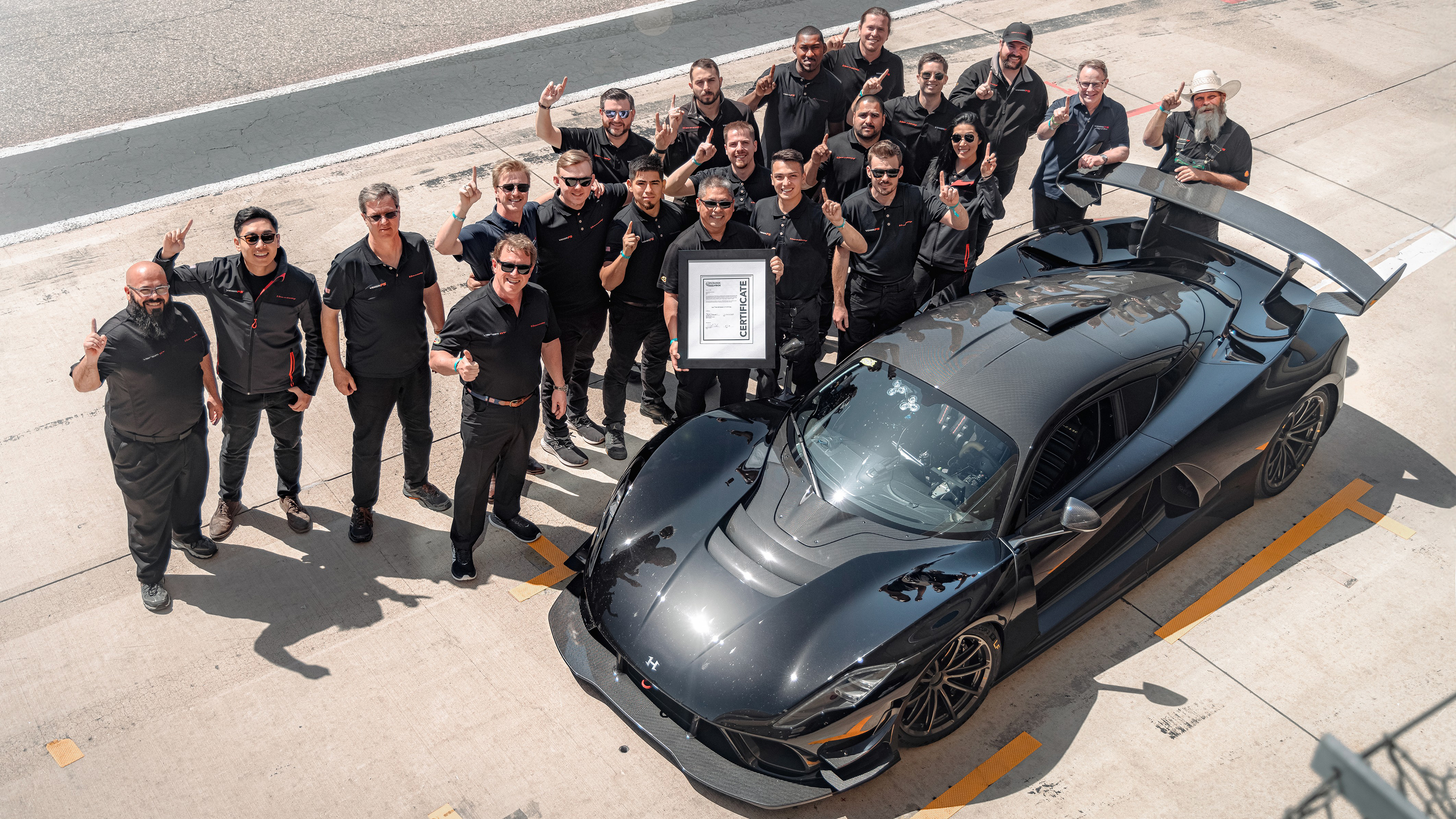 Hennessey Venom F5 lap record