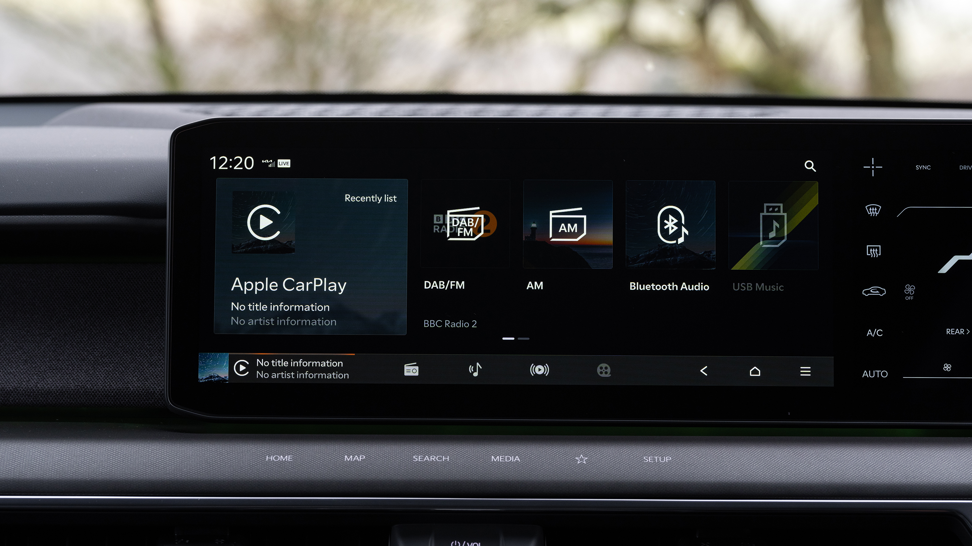 Kia EV9 – infotainment screen