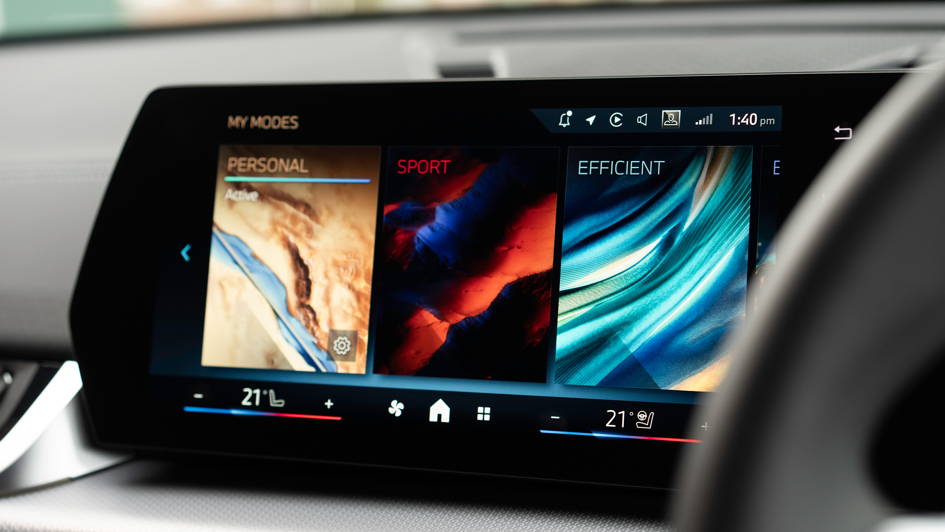 BMW iX2 xDrive 30 – infotainment