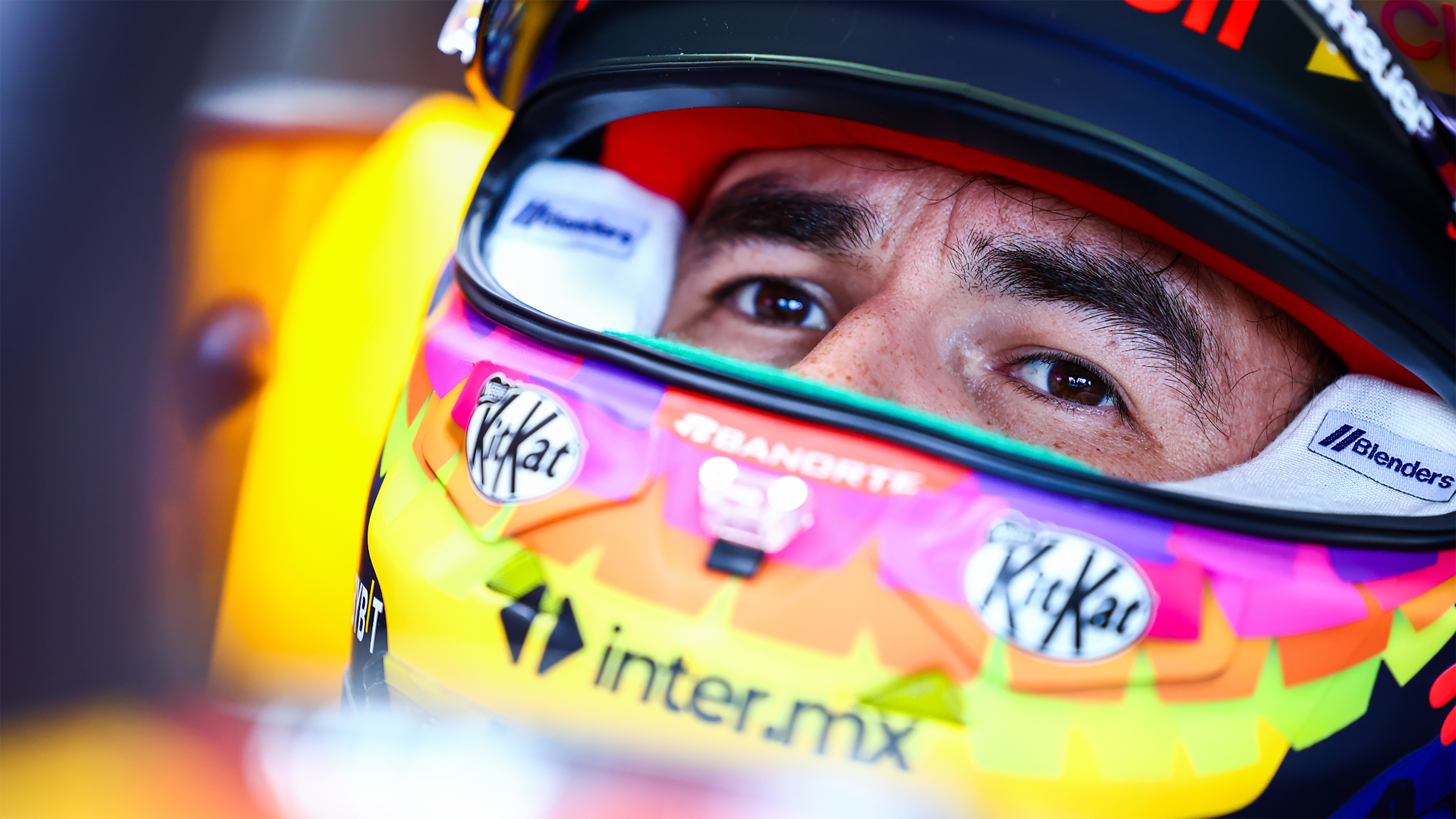 Sergio Pérez helmet