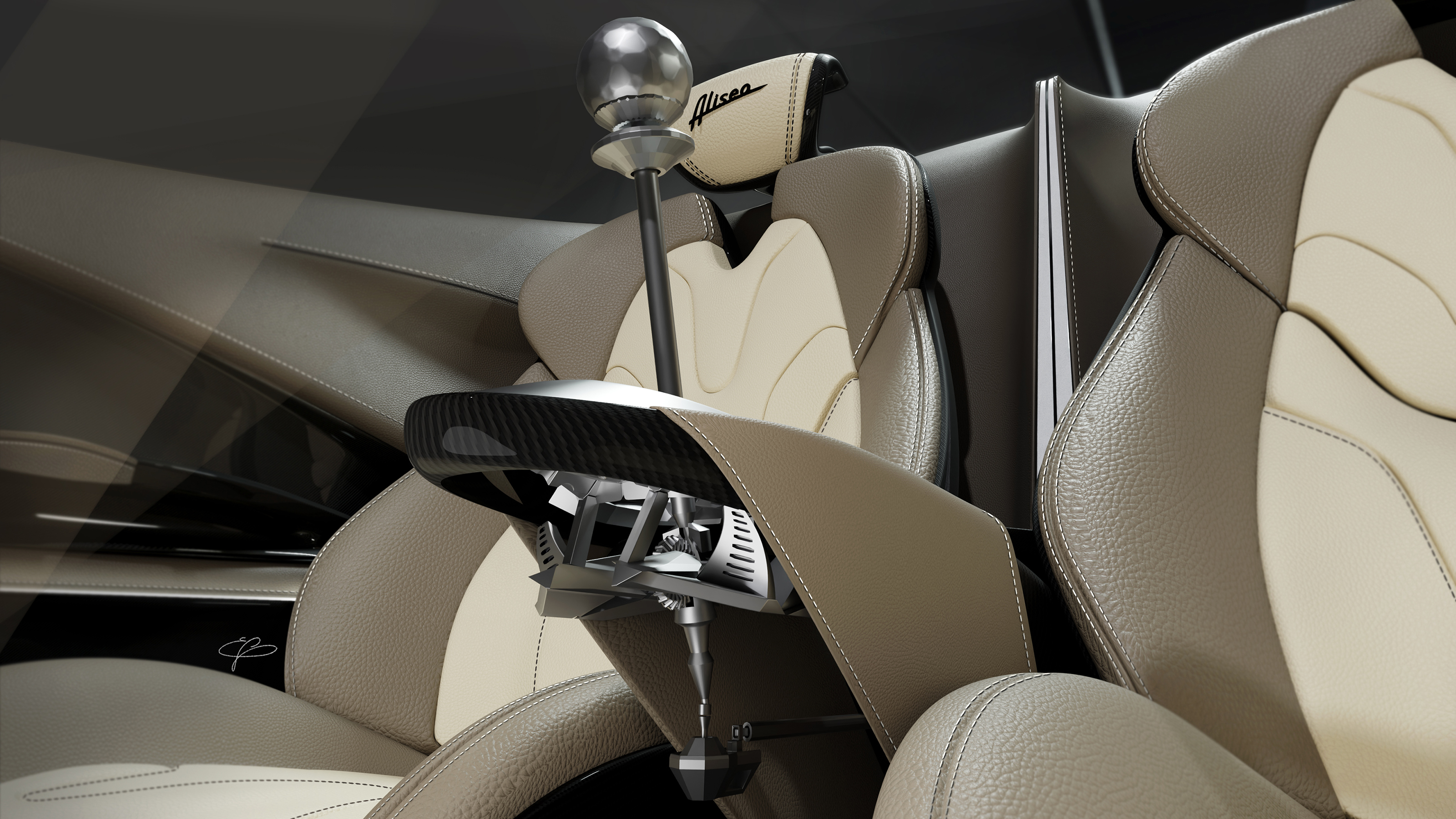 Alisea Pagani Zonda tribute – gear lever