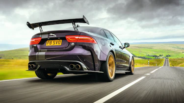 BMW M3 CS v Alfa Romeo Giulia GTA v Jaguar XE Project 8