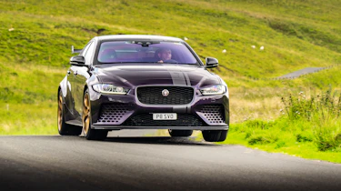 BMW M3 CS v Alfa Romeo Giulia GTA v Jaguar XE Project 8