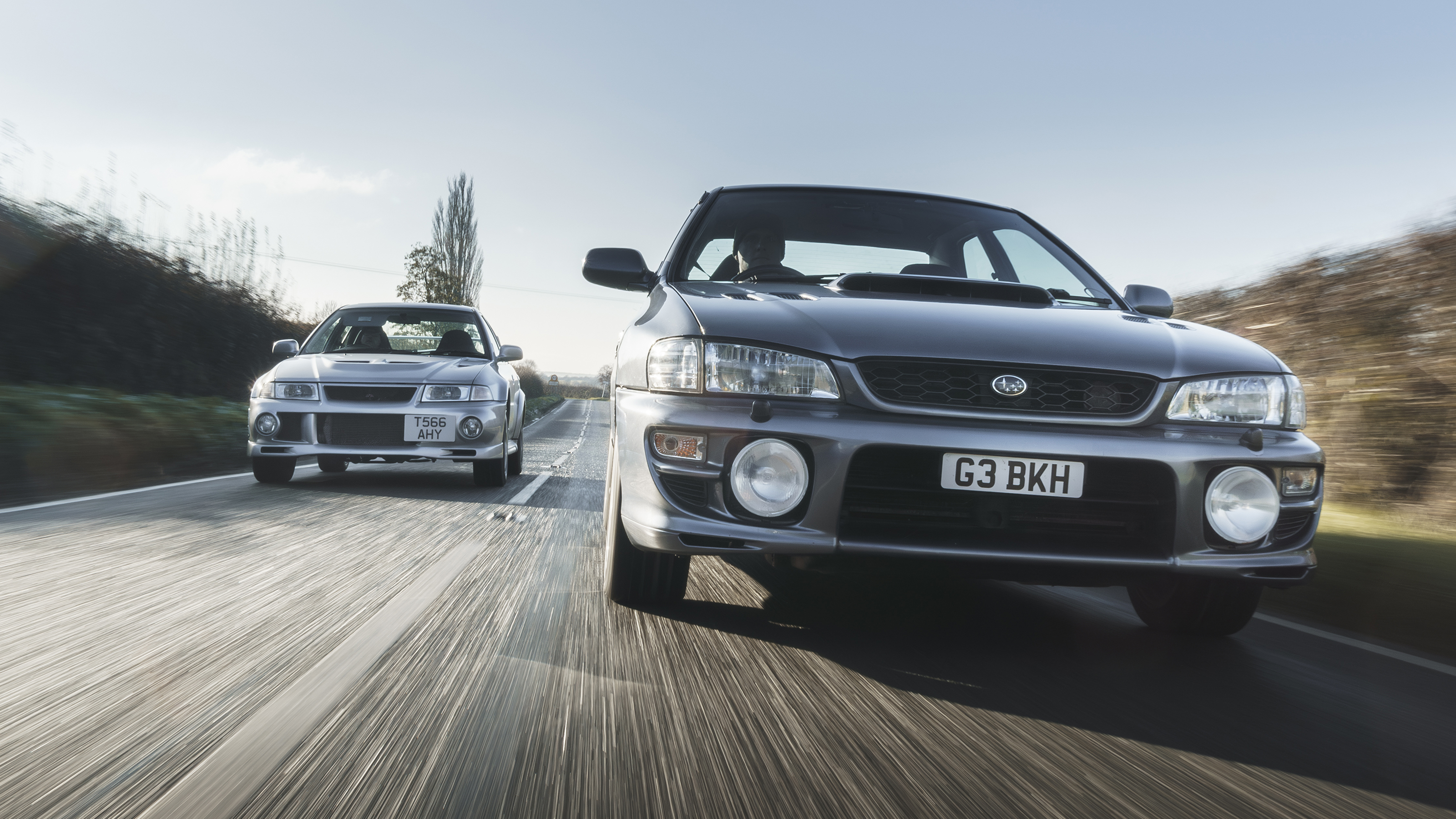 Mitsubishi Lancer Evolution VI GSR v Subaru Impreza RB5 WR Sport 